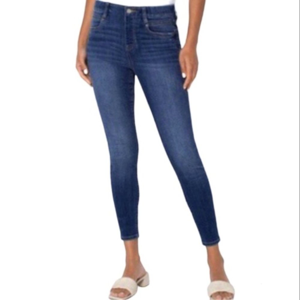 Tahari High waisted ankle jeans, 2/26